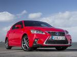 Lexus CT200h F-Sport 2014 года (UK)